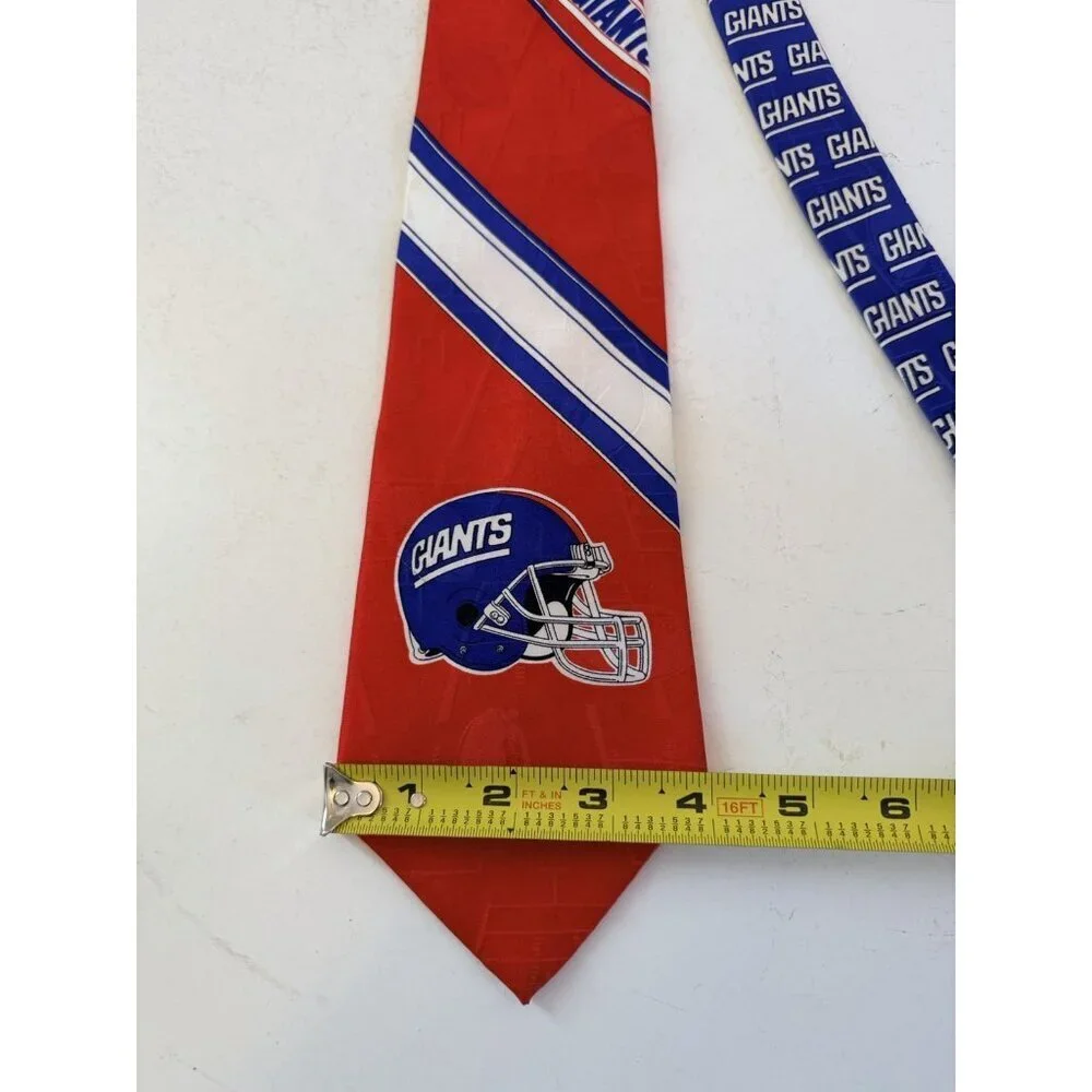 New York Giants Team NFL Men's Silk Necktie Tie 1996 Football Helmet Logo 57